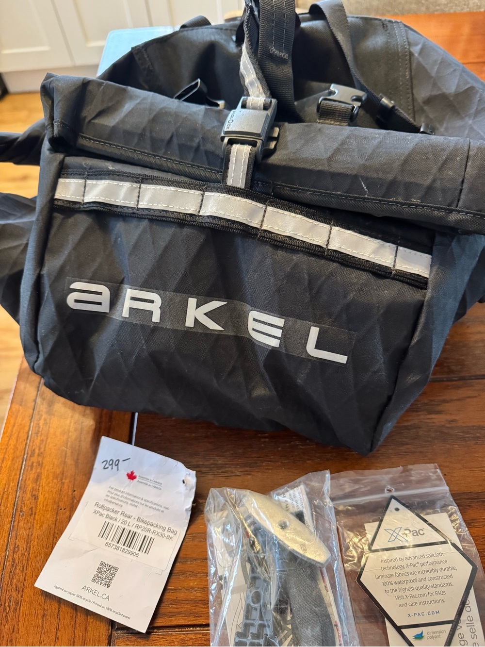 Arkel rear pickpacking bag 20L waterproof